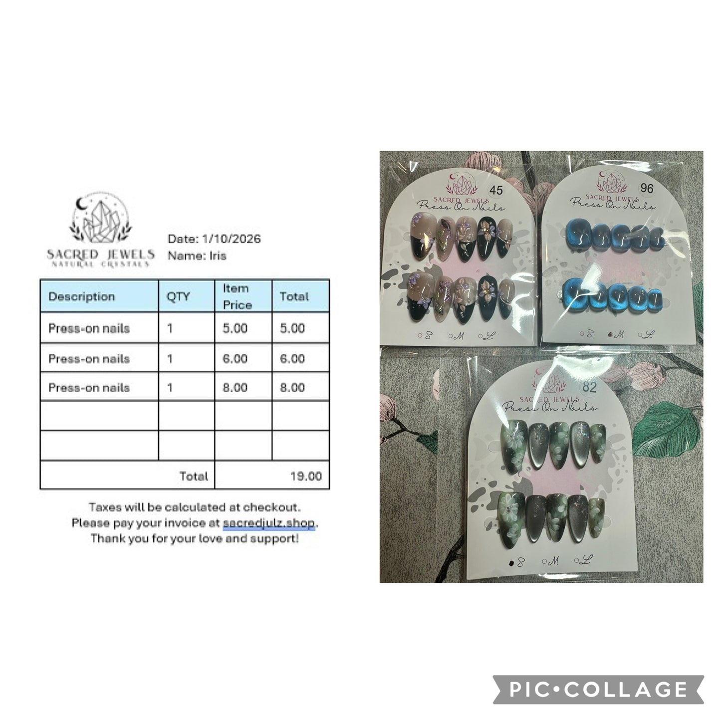 Checkout Link for Sacred Jewels Tiktok Lives